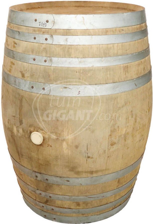 Tuingigant Regenton van eikenhout Met deksel 225-300 liter 225 liter