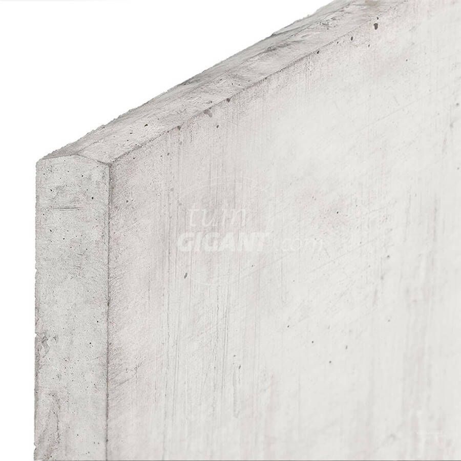 Tuingigant Sleuf beton schutting onderplaat Grijs wit 180 cm wit grijs