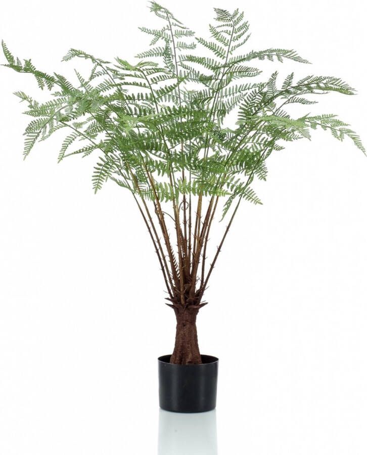 Cozy Ibiza Kunstplant Fern Groen Polyester Groen 100x0x0cm (hxbxd) Woonexpress
