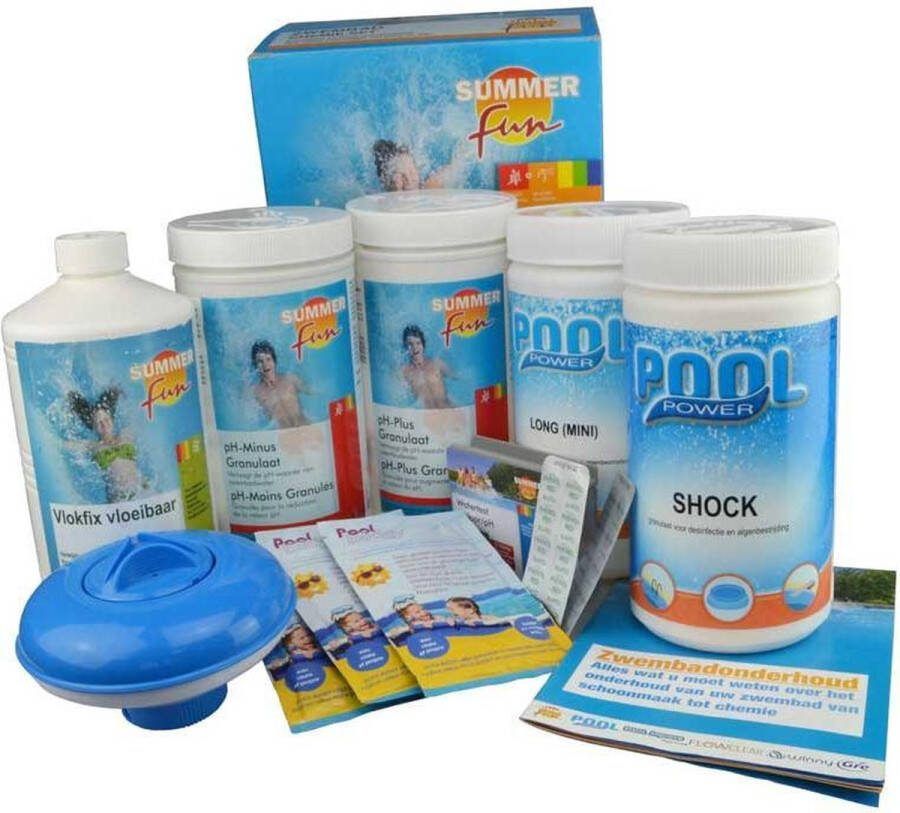 Summer Fun zwembad startset chemie Pro Leen Bakker