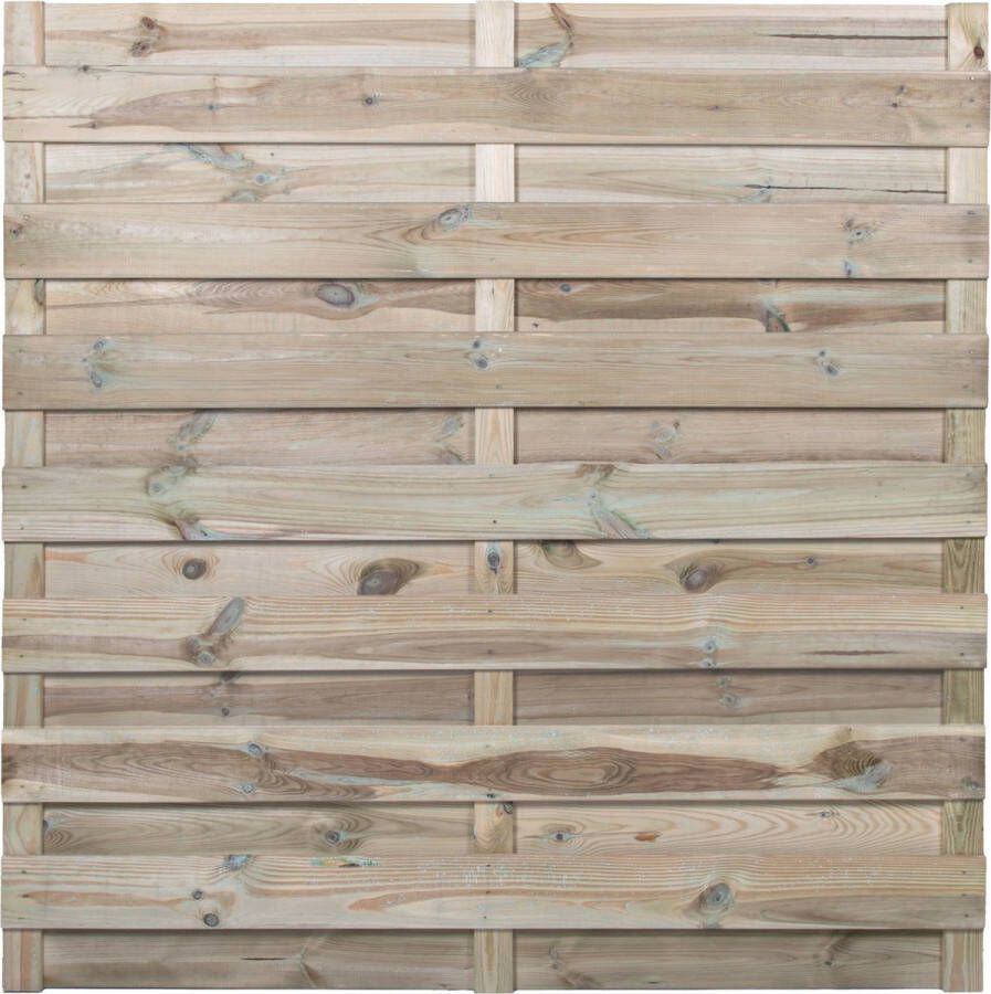Tuintoppers Tuinscherm Recht 13mm Grenen Hout 180x180 cm