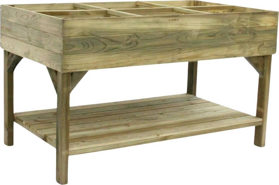 Tuintoppers Verhoogde Moestuinbak met Worteldoek Grenen 150 x 80 cm
