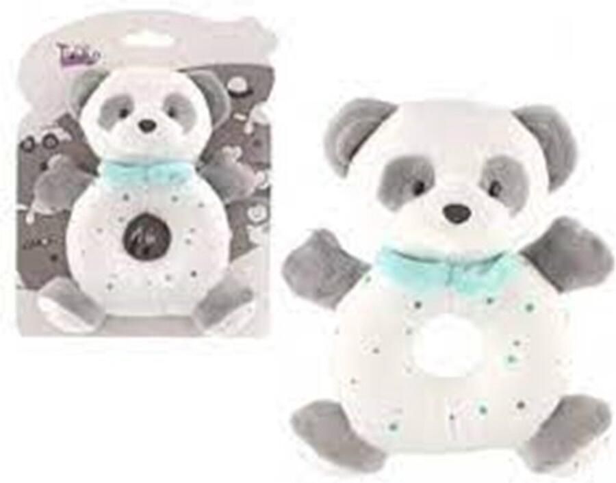 Tulilo baby pluche rammelaar- mint- panda-0m+ 0+ maanden