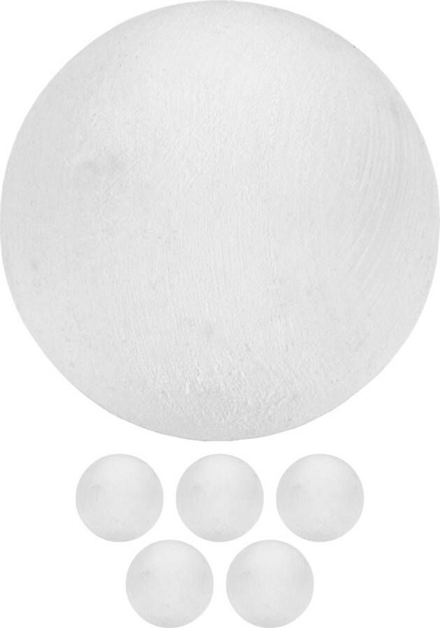 TUNIRO TURINO Voetbaltafel Ballen Set van 5 Tafelvoetbal Naadloos Ø 35 mm Wit