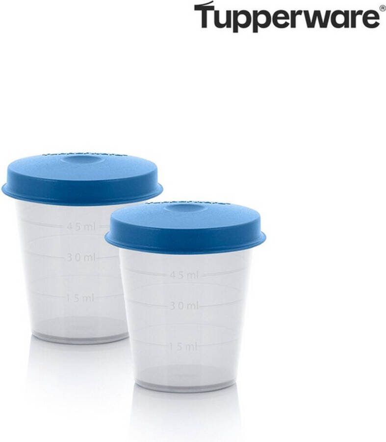 Tupperware 2 Minibekers — 60 ml