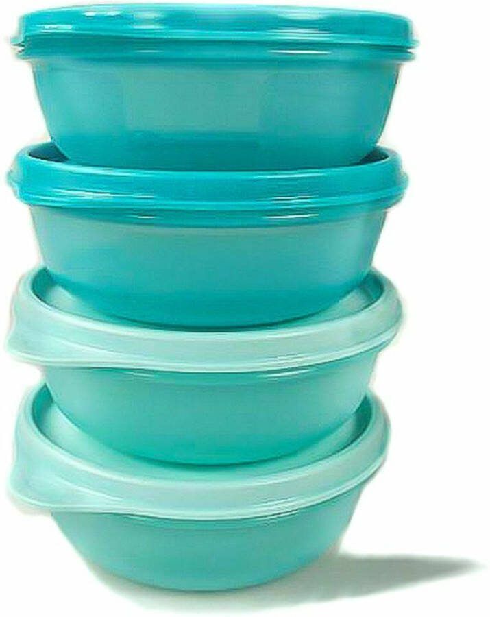 Tupperware Ruimtekommen Set 4x 300 ml Groen