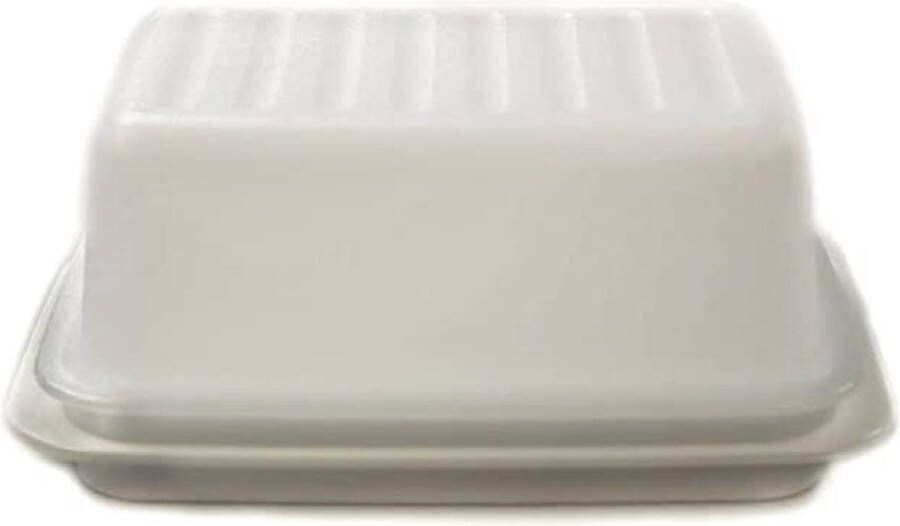 Tupperware Botervloot Butterschatz wit een C21 Butterschatz koelkast
