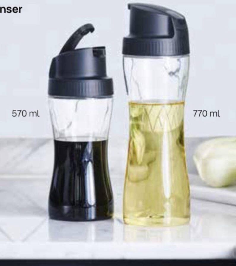 Tupperware Clear Dispenser 770 ml en 660ml
