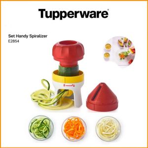 Tupperware groenten spiraalsnijder tagliatelli spaghetti (set)