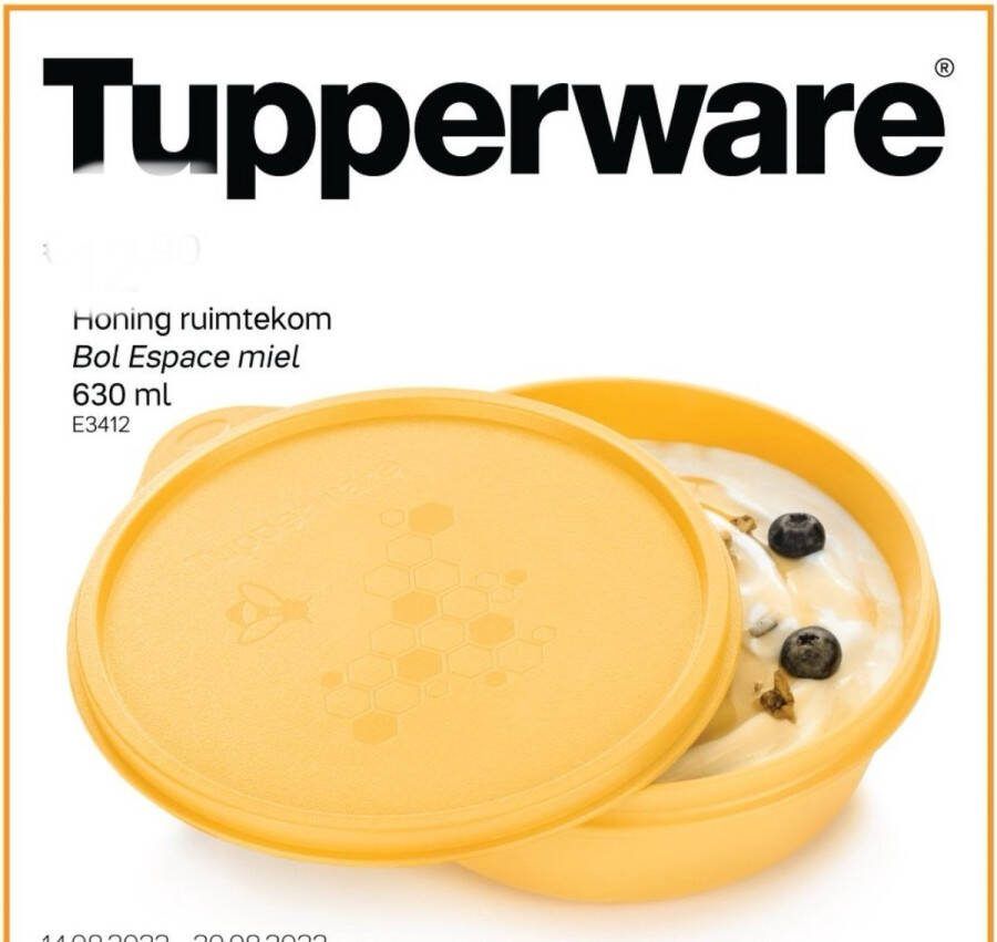Tupperware honeybee 630ml ruimtekom