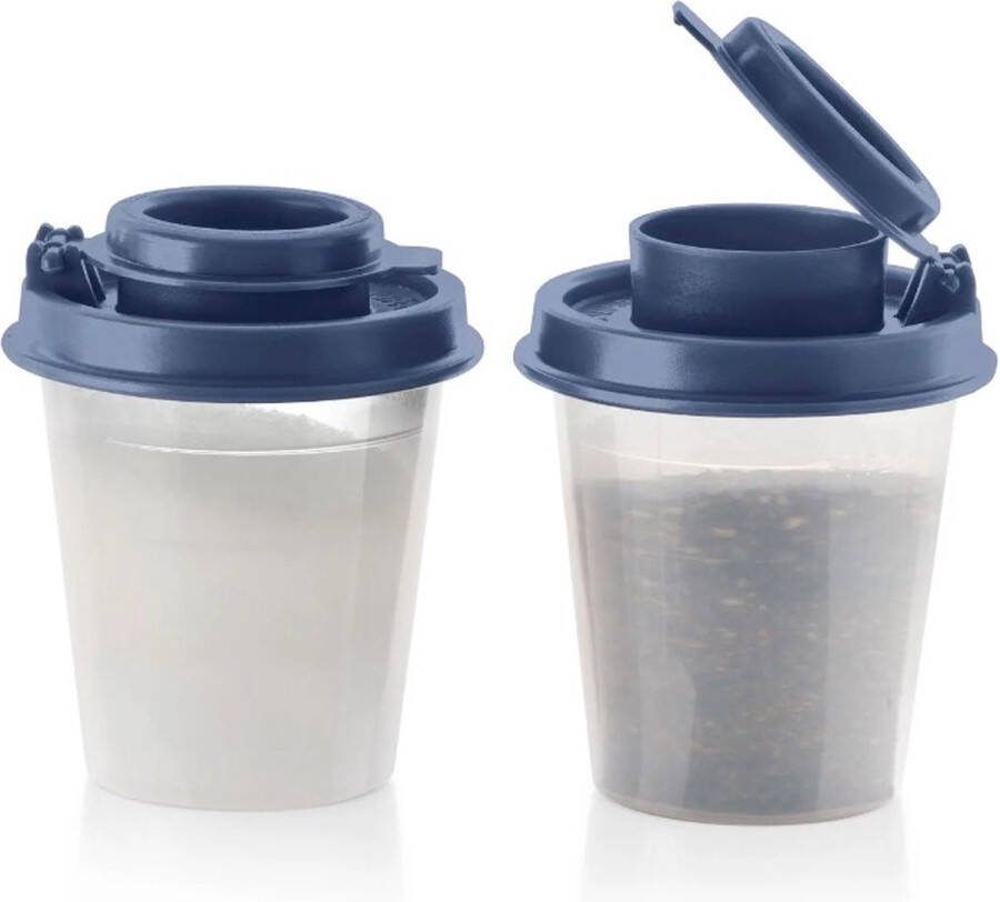 Tupperware mini peper en zout vatje