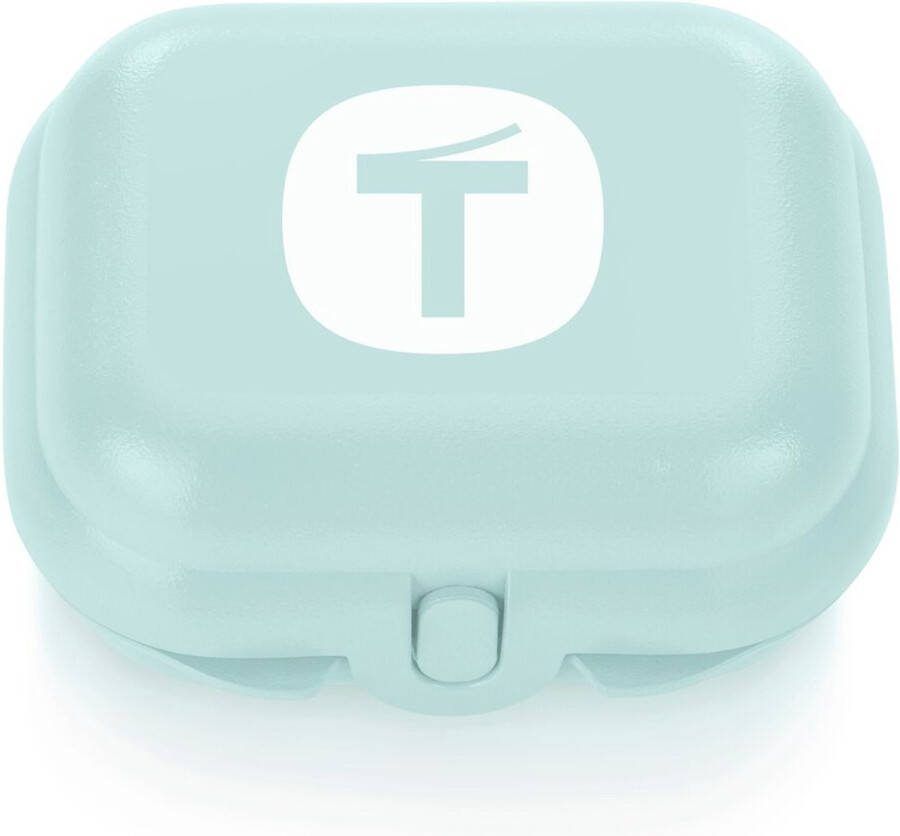 Tupperware Mini Smartclip T Lichtblauw Snackdoosje