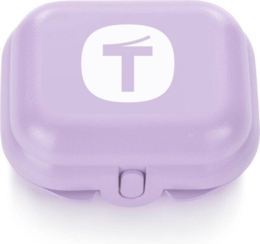 Tupperware Mini Smartclip T Paars Snackdoosje