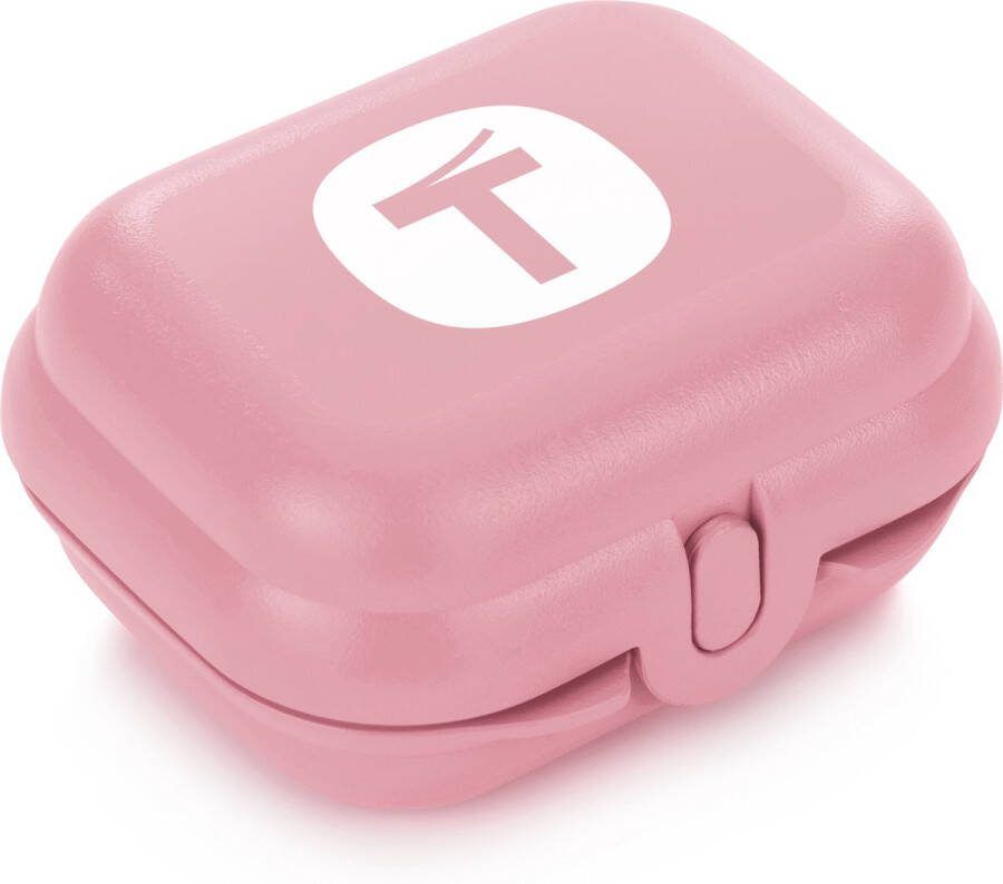Tupperware Mini Smartclip T roze Snackdoosje