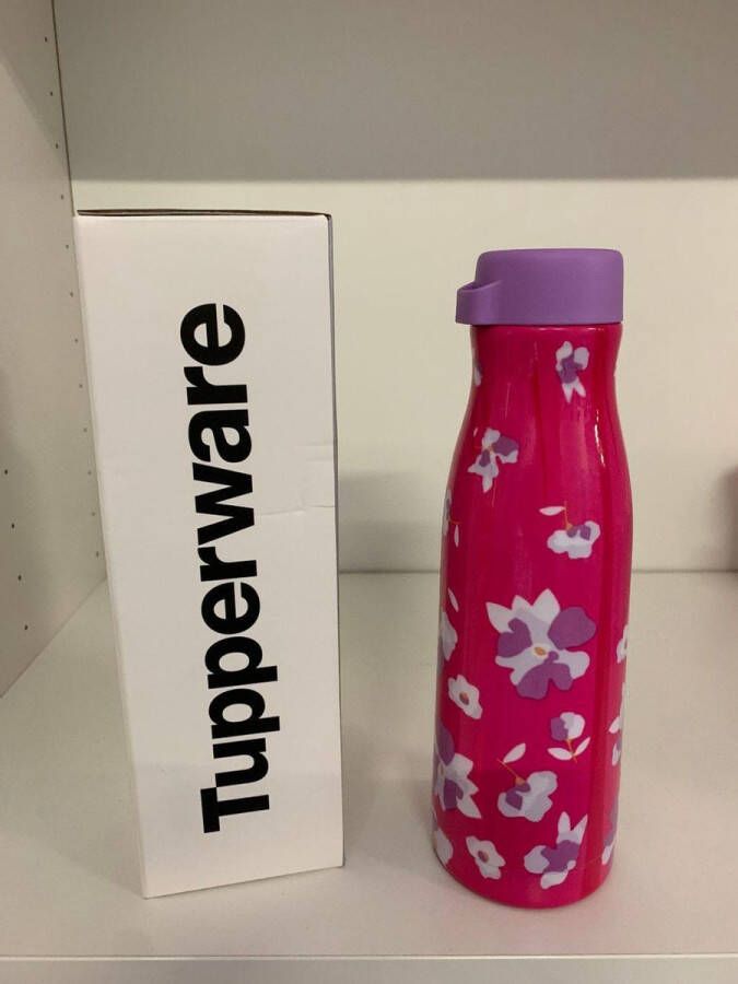 Tupperware Pink thermosfles Punch