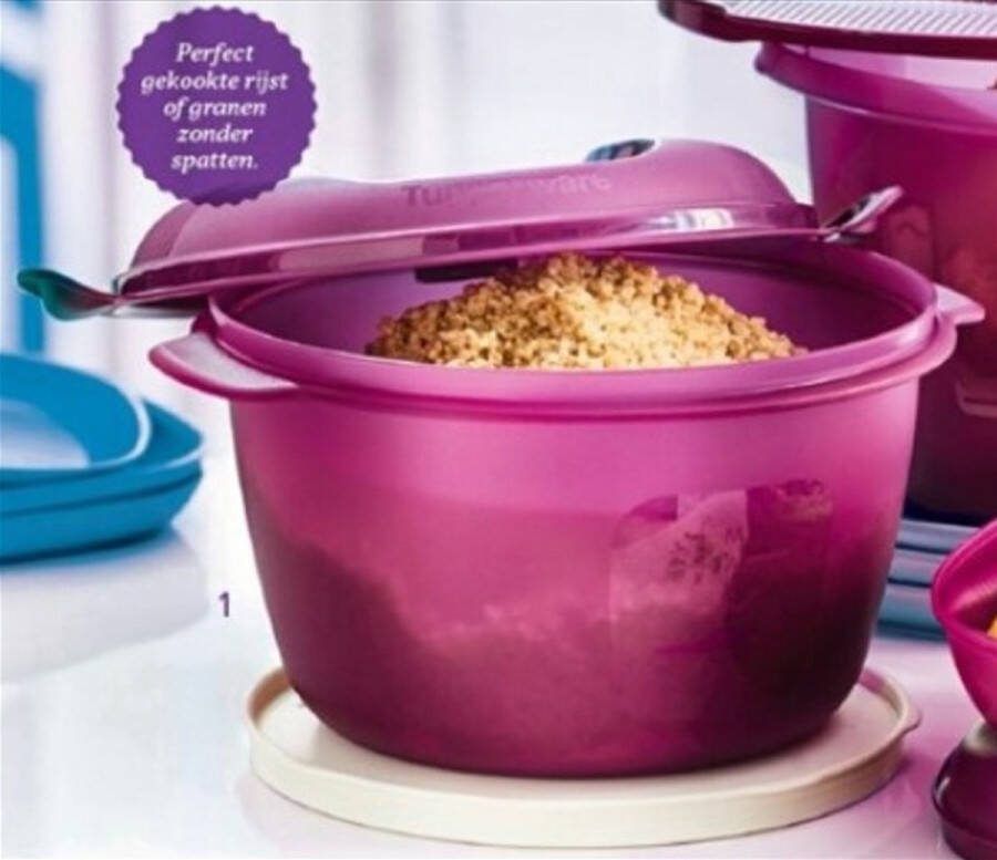 Tupperware Rijstmaker Rijstkoker in magnetron — 3L