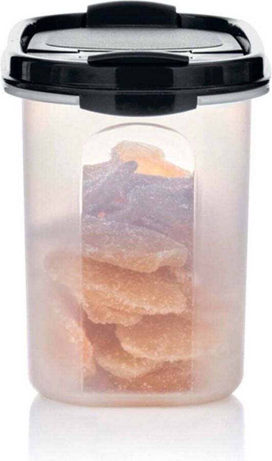 Tupperware Ruimtespaarders 1 1L (2 stuks) — zwart deksel
