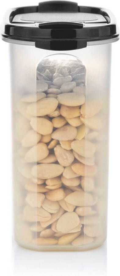 Tupperware Ruimtespaarders 1 7L (2 stuks) — zwart deksel