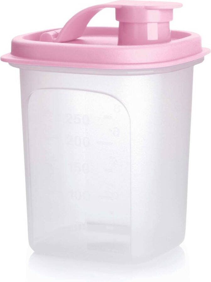Tupperware schenkkan koelkastkan 350ml roze