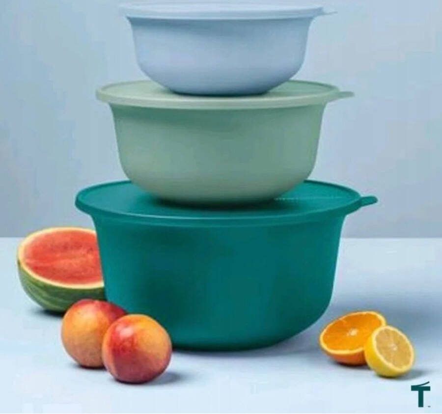 Tupperware set 3 Aloha kommen