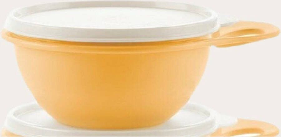 Tupperware Superkom 600ml geel