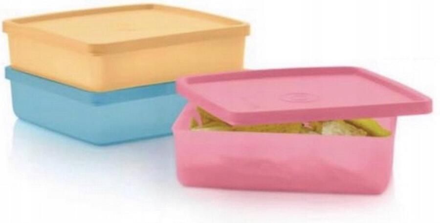 Tupperware 3x eco sandwichdoosjes