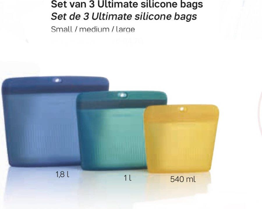 Tupperware Ultimate silicone bag set