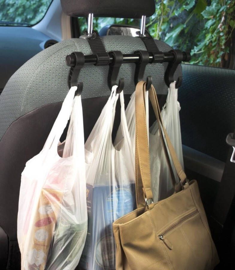 TURBO car accessories Auto kledinghanger kleerhanger kapstok voor hoofdsteun autostoel