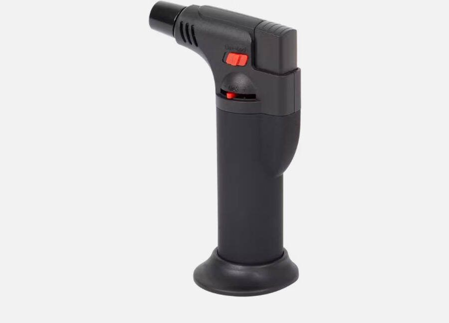 Turboflame Gasbrander stormbrander universeel gebruik creme brulee brander. inclusief een fles propaan bijvulgas voor de aansteker