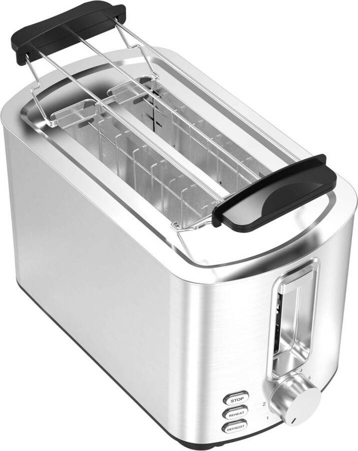 TurboTronic BF12 Broodrooster Toaster 2 Boterhammen RVS