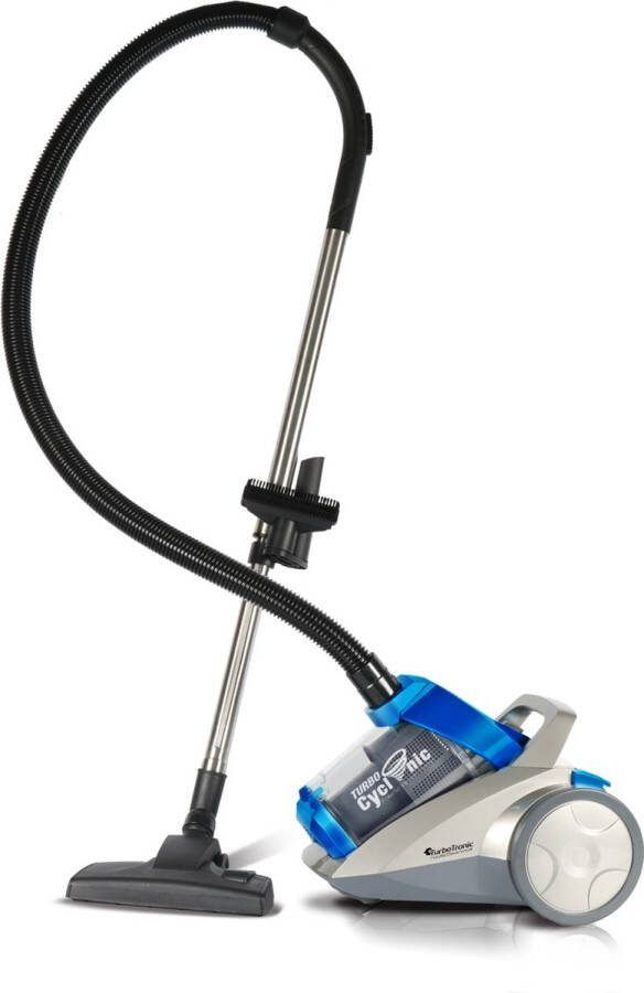 TurboTronic CV04 Stofzuiger zonder zak 4 Liter Grijs Blauw