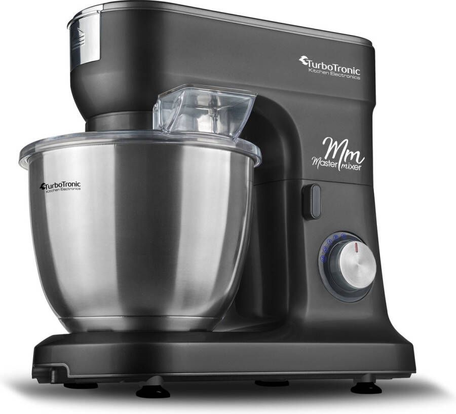 TurboTronic TT-015 Keukenmachine – Mixer – 6.5 Liter – Zwart