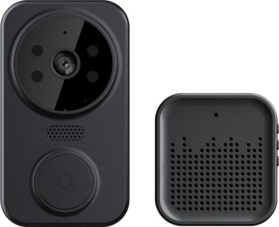 Tuya HD video deurbel met camera Geintegreerde Oplaadbare Batterijen Inclusief Gong Based voldoet aan de eisen van de wet op de privacy