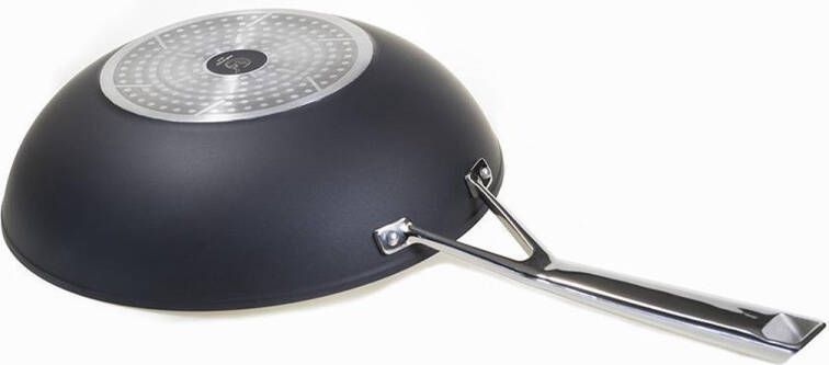 TVS Materia wok wokpan 28cm – Bakpan – Inductie pan – Keramische pan – Zwart