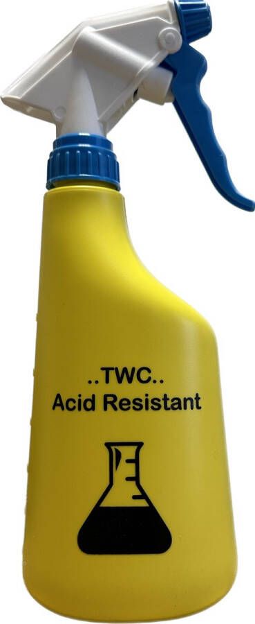 TWC Trigger Sprayer 600ml PRO (bestand tegen zuren azijn) drukspuit