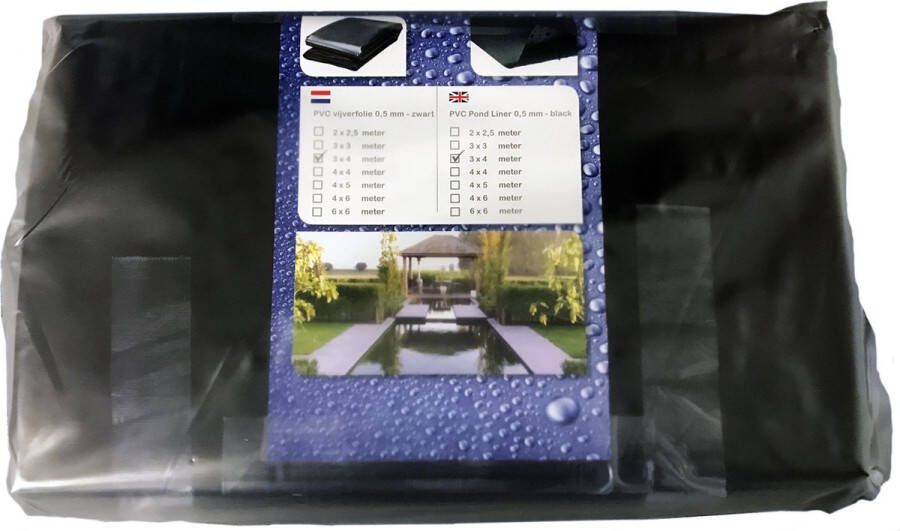 TWC Vijverfolie pakket 6x6 mtr dikte 0.5mm – PVC