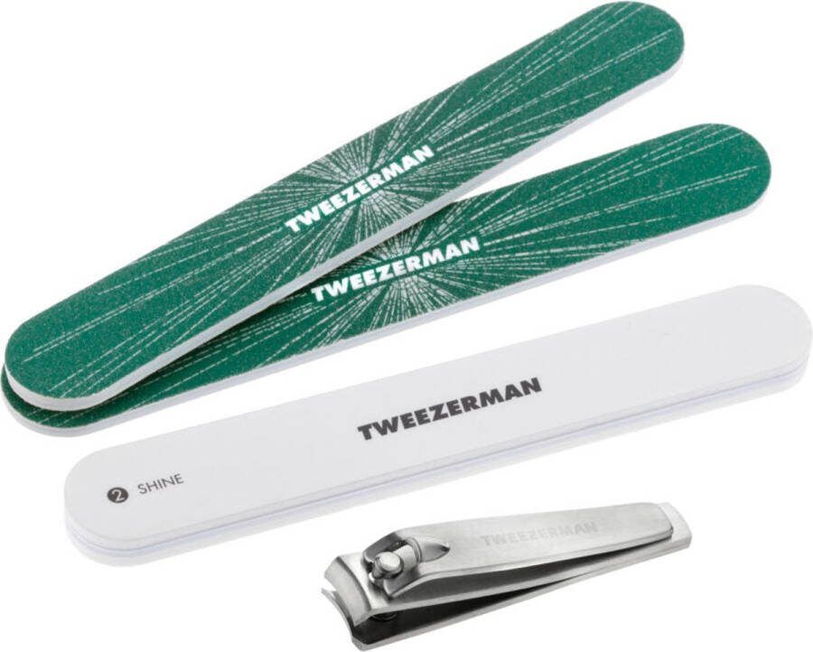 Tweezerman Manicure Kit Emerald Shimmer