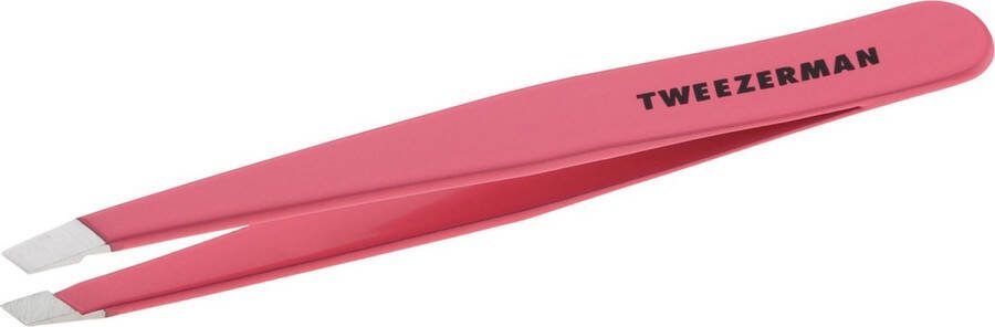 Tweezerman Slant pincet Geranium 1 stuk