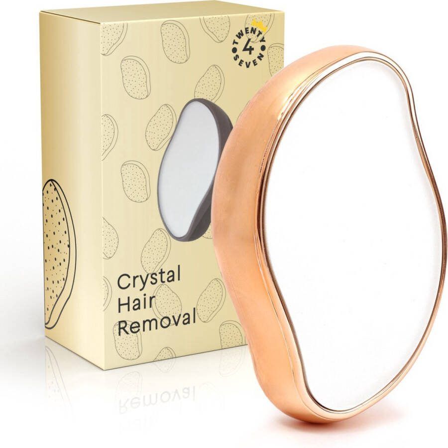 Twenty4seven Crystal Hair Removal Goud Krystal Haarverwijderaar Hair Remover Ontharing Epilator Pijnloze Lichaamshaarverwijdering