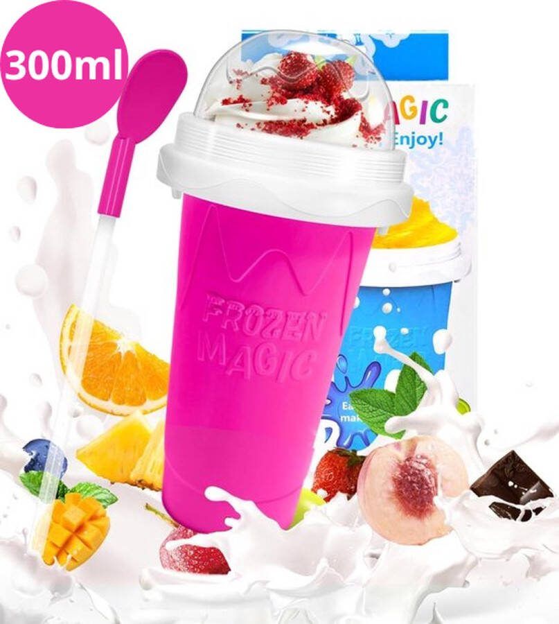 Twenty4seven Slushy Maker Slush Puppy Beker IJscrusher Roze Alternatief op Slush Puppy Machine