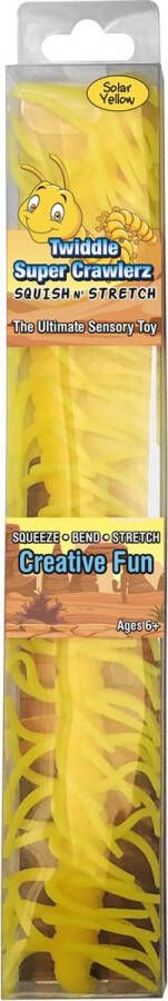 Twiddle Toys Twiddle Super Crawlerz Squish n' Stretch Solar Yellow Fidget Toy