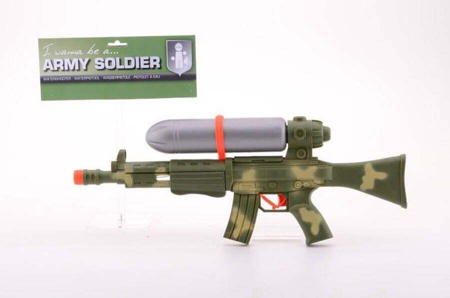 Merkloos Waterpistool waterpistolen army forces 50 cm