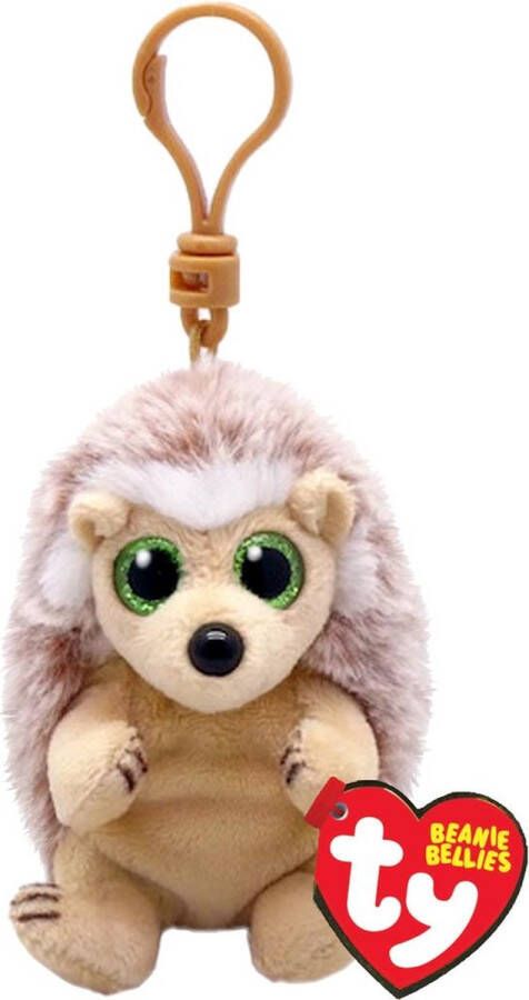 Ty Beanie Babies Bellies Clip Bumper Hedgehog Sleutelhanger 10 cm