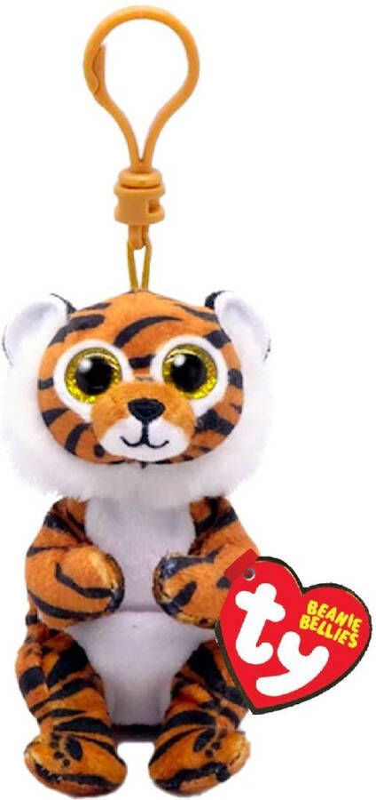 Ty Beanie Babies Bellies Clip Clawdia Tiger 10cm