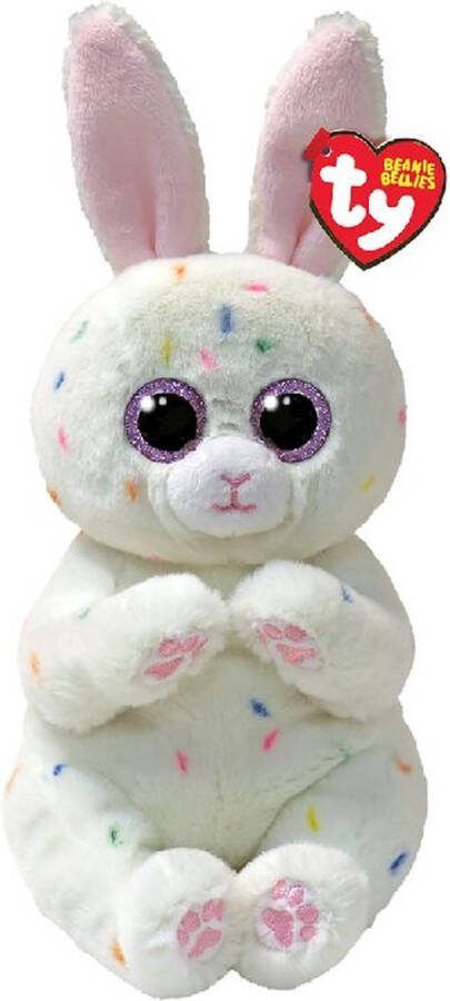 Ty Beanie Babies Bellies Easter Cream Bunny 15cm