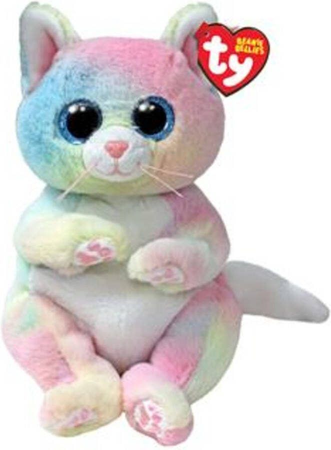 Ty Beanie Babies Bellies Jennie Rainbow Cat 15 cm