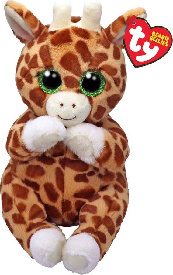 Ty Beanie Babies Bellies Knuffel Giraffe Tippi 15 Cm