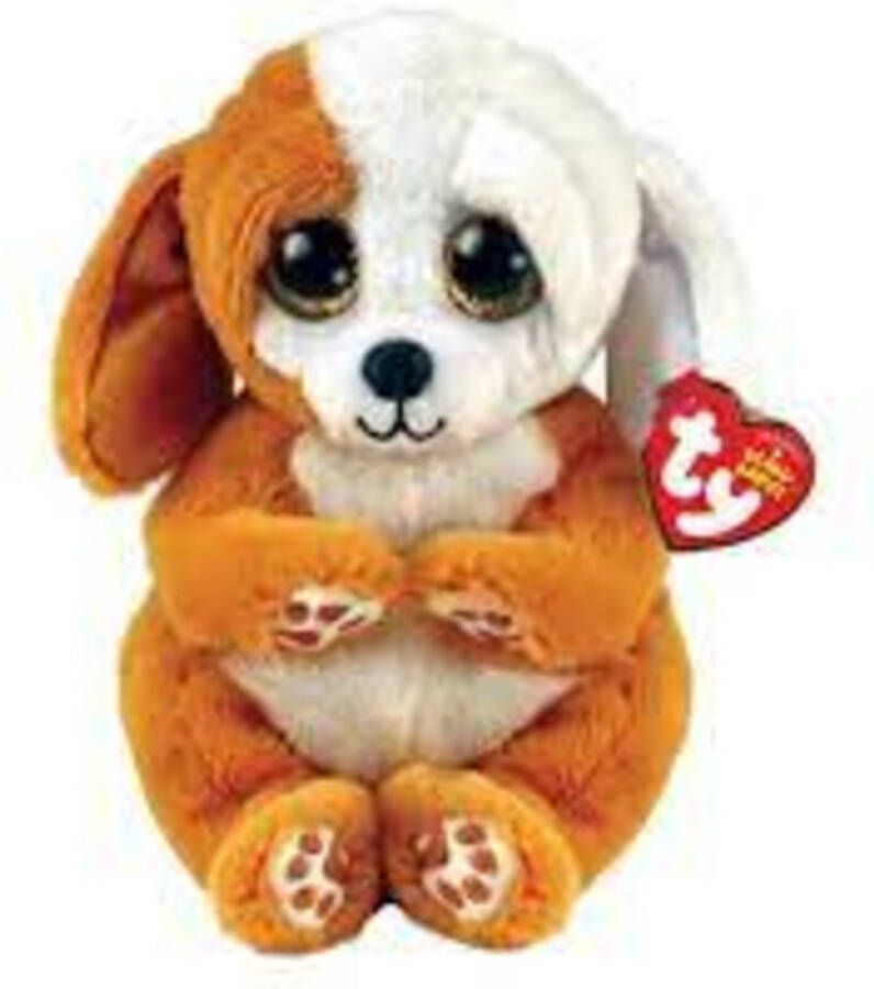 Ty Beanie Babies Knuffel Hond Ruggles 15 Cm