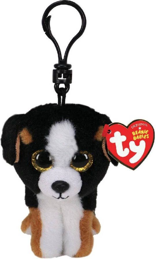 Ty Beanie Babies Clip Hondenknuffel Roscoe 7 Cm