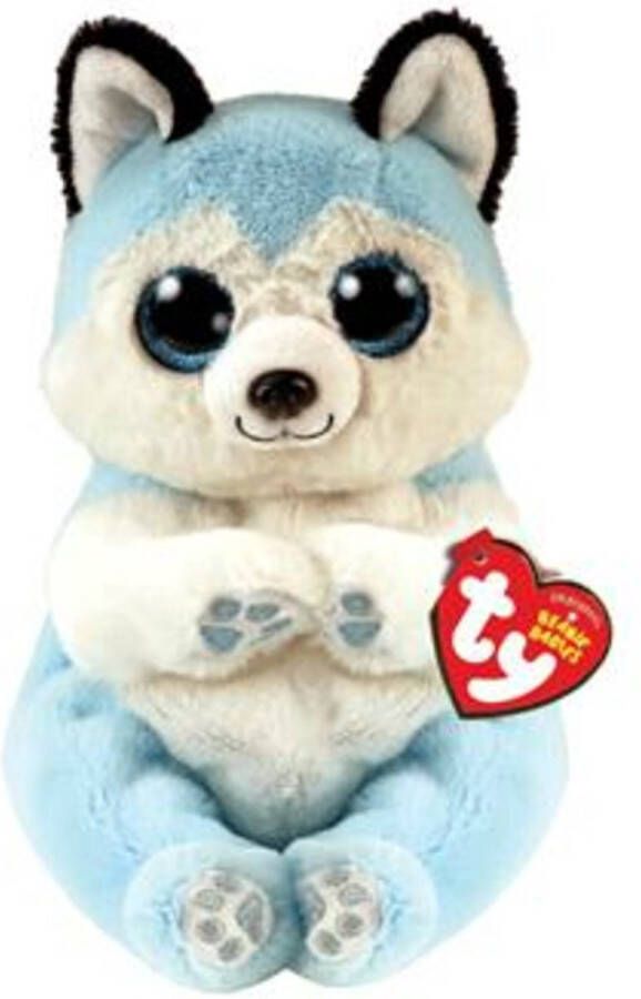 Ty Beanie Babies Thunder Blue Husky Knuffel 15 cm